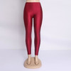 Hot Selling 2018 Plus Size Fluorescent Color Women Leggings Elastic Leggings Multicolor Shiny Glossy