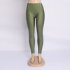 Hot Selling 2018 Plus Size Fluorescent Color Women Leggings Elastic Leggings Multicolor Shiny Glossy