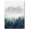 Nordic Decoration Forest Lanscape Wall Art Canvas Poster and Print Canvas Painting Decorative