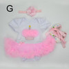 Christmas Baby Girl Infant 3pcs Clothing Sets Suit Princess Tutu Romper Dress/Jumpsuit Xmas Bebe