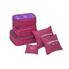 6pcs/set Baggage Travel Organizer Bag Waterproof Project Packing Organizer Travel Bags Clothes