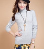 Autumn winter cashmere sweater female pullover high collar  turtleneck sweater women solid