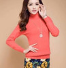 Autumn winter cashmere sweater female pullover high collar  turtleneck sweater women solid