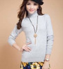 Autumn winter cashmere sweater female pullover high collar  turtleneck sweater women solid
