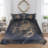BeddingOutlet Gold Scorpion Bedding Set Queen Meteor Scorpio Duvet Cover Constellation Bed Set