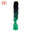 24inch Ombre Synthetic Crochet Hair Extensions Braids