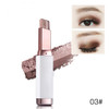 Fashion Eye Shadow Stick Double Color Eyes Makeup Cream Natural  Shimmer Glitter