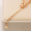 Women Fashion Jewelry Gold Color Heart Butterfly Charm Bracelets