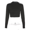 VenusFox Women Turtleneck Rome Letter Printed Long Sleeve Sweatshirt