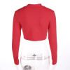 VenusFox Women Turtleneck Rome Letter Printed Long Sleeve Sweatshirt