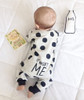 2017 Hot selling Fashion Baby Boy Girl Clothes Newborn Toddler Long-sleeved Dot jumpsuit Infant