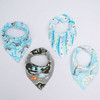 Muslin life 20 styles 4pcs/lot bibs burp cloth print Arrow wave triangle baby bibs cotton bandana