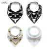 Muslin life 20 styles 4pcs/lot bibs burp cloth print Arrow wave triangle baby bibs cotton bandana