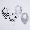 Muslin life 20 styles 4pcs/lot bibs burp cloth print Arrow wave triangle baby bibs cotton bandana