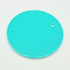 18cm Round Silicone Non-slip Heat Resistant Mat Coaster Cushion Placemat Pot Holder Kitchen