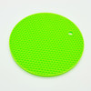 18cm Round Silicone Non-slip Heat Resistant Mat Coaster Cushion Placemat Pot Holder Kitchen