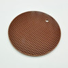 18cm Round Silicone Non-slip Heat Resistant Mat Coaster Cushion Placemat Pot Holder Kitchen