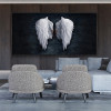 Black and White Angel wings Canvas Paintings on the Wall Art Posters and Prints Wings Abstract Wall Pictures Home Decoration Black and White Angel wings Canvas Paintings on the Wall Art Posters and Prints Wings Abstract Wall Pictures Home Decoration