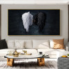 Black and White Angel wings Canvas Paintings on the Wall Art Posters and Prints Wings Abstract Wall Pictures Home Decoration Black and White Angel wings Canvas Paintings on the Wall Art Posters and Prints Wings Abstract Wall Pictures Home Decoration