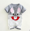 Newborn baby cotton rompers lovely Rabbit ears baby boy girls short sleeve baby costume  Jumpsuits