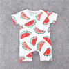 Newborn baby cotton rompers lovely Rabbit ears baby boy girls short sleeve baby costume  Jumpsuits