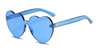 Fashion cute sexy retro Love Heart  Rimless Sunglasses UV400 Fashion cute sexy retro Love Heart  Rimless Sunglasses UV400