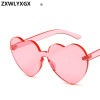 Fashion cute sexy retro Love Heart  Rimless Sunglasses UV400 Fashion cute sexy retro Love Heart  Rimless Sunglasses UV400