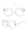 Fashion cute sexy retro Love Heart  Rimless Sunglasses UV400 Fashion cute sexy retro Love Heart  Rimless Sunglasses UV400