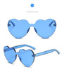 Fashion cute sexy retro Love Heart  Rimless Sunglasses UV400 Fashion cute sexy retro Love Heart  Rimless Sunglasses UV400