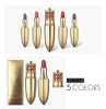 Velvet Matte Lipstick Makeup Golden 5 Color Nude Long Lasting