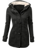 VenusFox Parka Button Hooded Coat