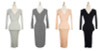 VenusFox Women Knitted V-neck Cotton Skinny Sweater Dress  Slim Bodycon Dress Elegant Sexy Party VenusFox Women Knitted V-neck Cotton Skinny Sweater Dress  Slim Bodycon Dress Elegant Sexy Party