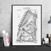 Adding Machine Patent Vintage Poster First Calculating Machine Science Print Painting Blueprint Wall Pictures Room Home Decor