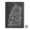 Adding Machine Patent Vintage Poster First Calculating Machine Science Print Painting Blueprint Wall Pictures Room Home Decor