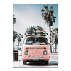 Scandinavian Tropical Landscape Posters Modern Prints Sea Beach Bus Wall Art Canvas