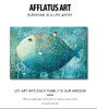 AFFLATUS Fish Nordic Poster Canvas Painting Watercolor Wall Art Posters And Prints