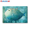 AFFLATUS Fish Nordic Poster Canvas Painting Watercolor Wall Art Posters And Prints