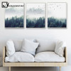 Nordic Decoration Forest Lanscape Wall Art Canvas Poster and Print Canvas Painting
