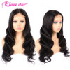 Brazilian 4x4 Lace Closure Wig Body Wave Wig Human Hair Wigs Pre-Plucked with Baby Hair Non-Remy Jazz Star Hair 150% Density