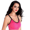 Women Sport Gym Yoga Workout Bra Running Padded Fitness Tops Vest BK L