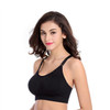 Women Sport Gym Yoga Workout Bra Running Padded Fitness Tops Vest BK L