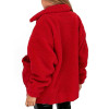 Plush Zipper Overcoat