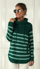Turtleneck Striped Sweater