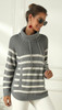 Turtleneck Striped Sweater