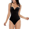 Women Seamless Firm Tummy Control Black Shapewear Sports Latex Waist Cincher Corset Body Shaper Bodysuit