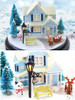 Doll House Miniature DIY Dollhouse With Furnitures Wooden House Christmas house Toys For Children Birthday Gift