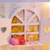 Doll House Miniature  With Furnitures Wooden House Stars Sky Toys For Children Birthday Gift