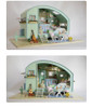 DIY Doll House Wooden Doll Houses Miniature dollhouse Furniture Kit Toys for Children Gift  Time travel
