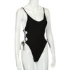 Black Lace-up Swimsuit Black Lace-up Swimsuit