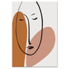 Modern Woman Canvas Print Set - Geometric Style Wall Art (Unframed)